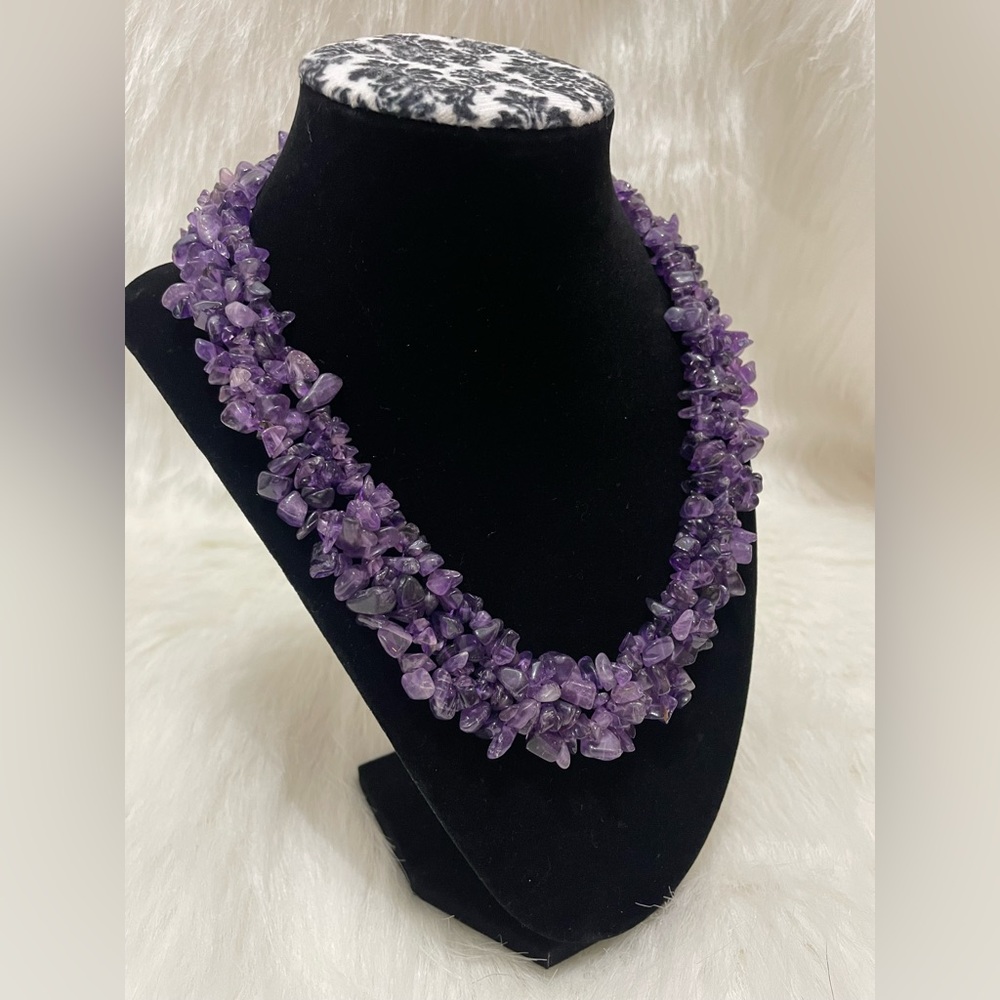 Amethyst handmade necklace